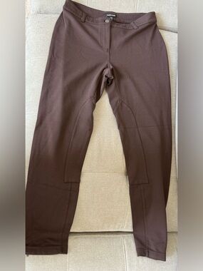 Eileen Fisher Dark Brown Pull-On Joggers